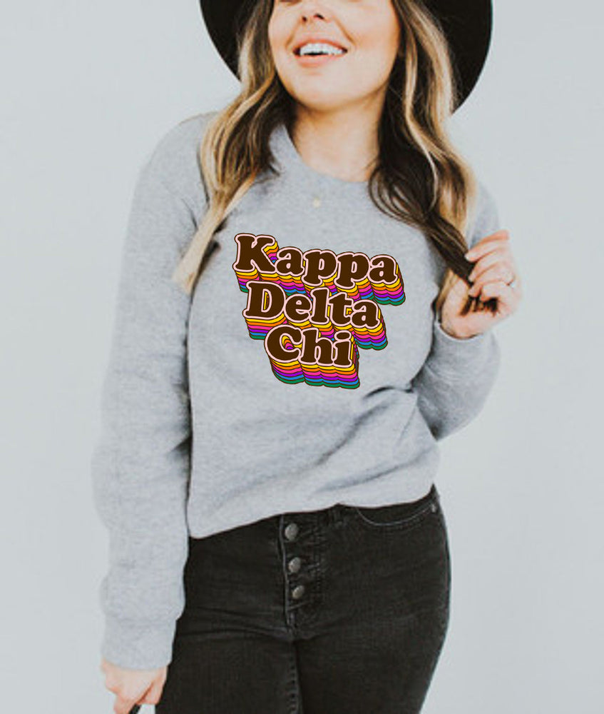 Kappa Delta Chi Retro Maya Crewneck Sweatshirts Kappa Delta Chi Retro Maya Crewneck Sweatshirts