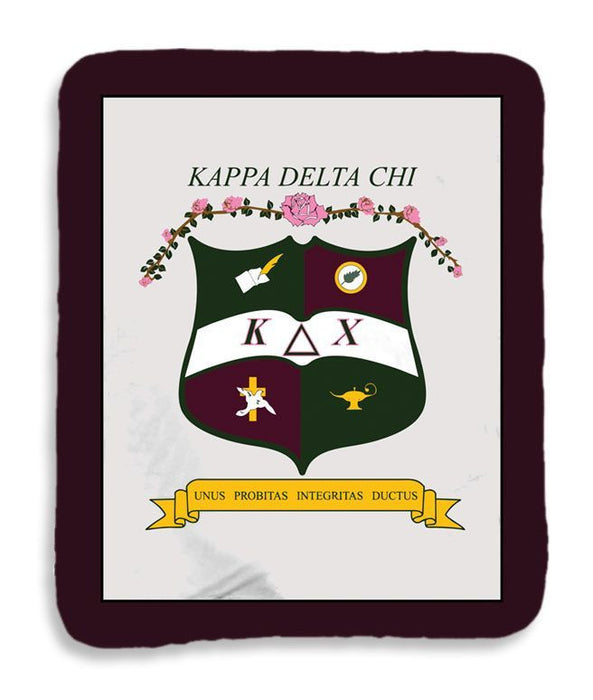 Kappa Delta Chi Sherpa Lap Blanket Kappa Delta Chi Sherpa Lap Blanket