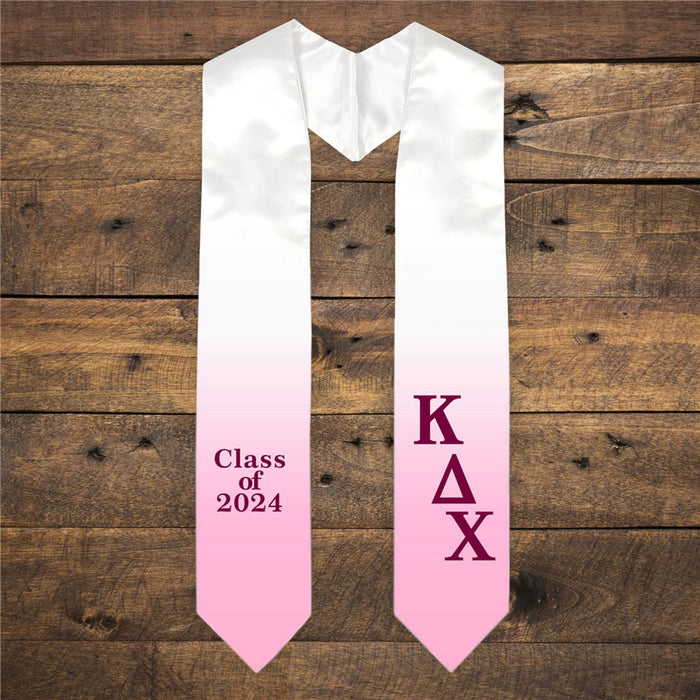 Kappa Delta Chi Extra Fancy Classic Greek Graduation Stole Kappa Delta Chi Extra Fancy Classic Greek Graduation Stole
