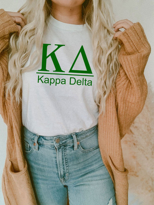 Kappa Delta Comfort Colors Heavyweight T Shirt Kappa Delta Comfort Colors Heavyweight T-Shirt