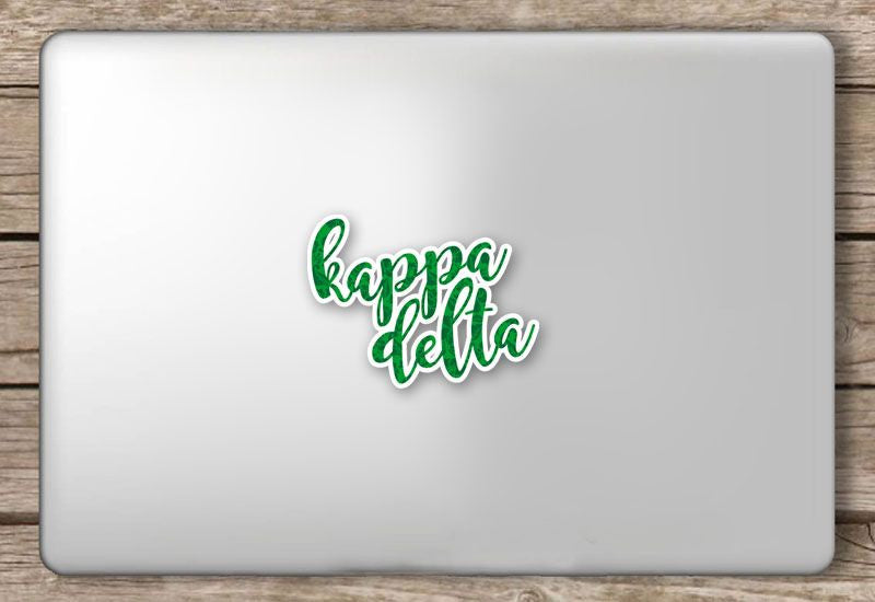 Kappa Delta Script Sticker Kappa Delta Script Sticker