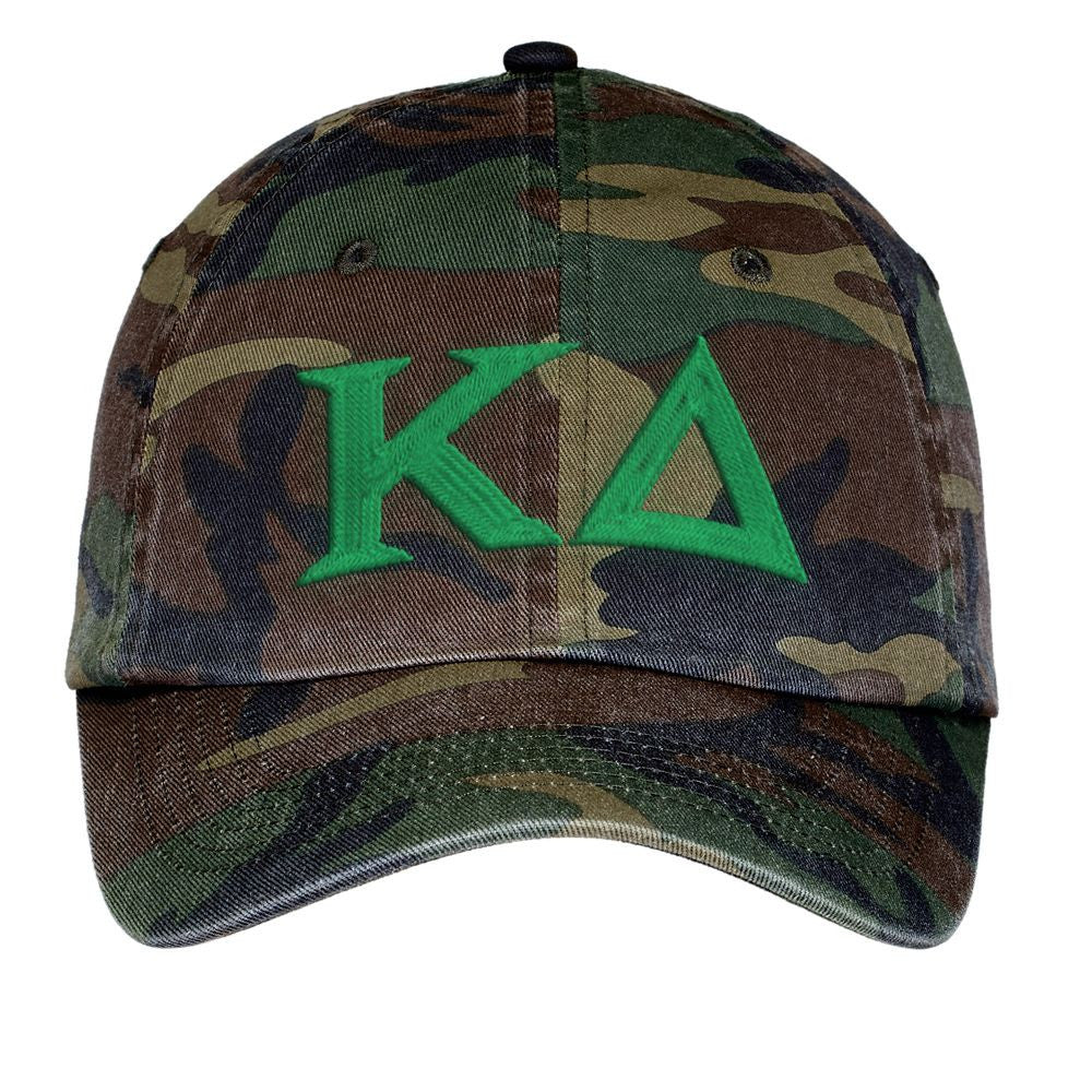 Kappa Delta Lettered Camouflage Hat Kappa Delta Lettered Camouflage Hat