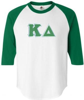 Discount Kappa Delta Lettered Raglan Shirt DISCOUNT-Kappa Delta Lettered Raglan Shirt