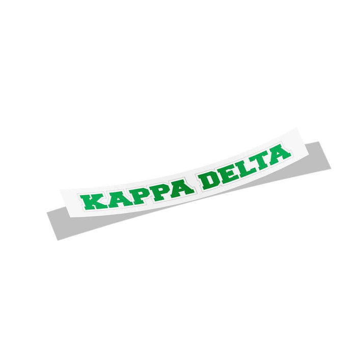 Kappa Delta Long Window Sticker Kappa Delta Long Window Sticker