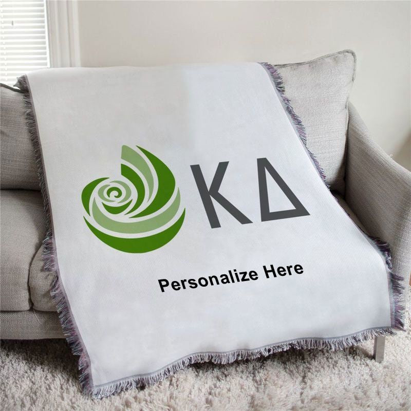 Kappa Delta Mascot Afghan Blanket Throw Kappa Delta Mascot Afghan Blanket Throw