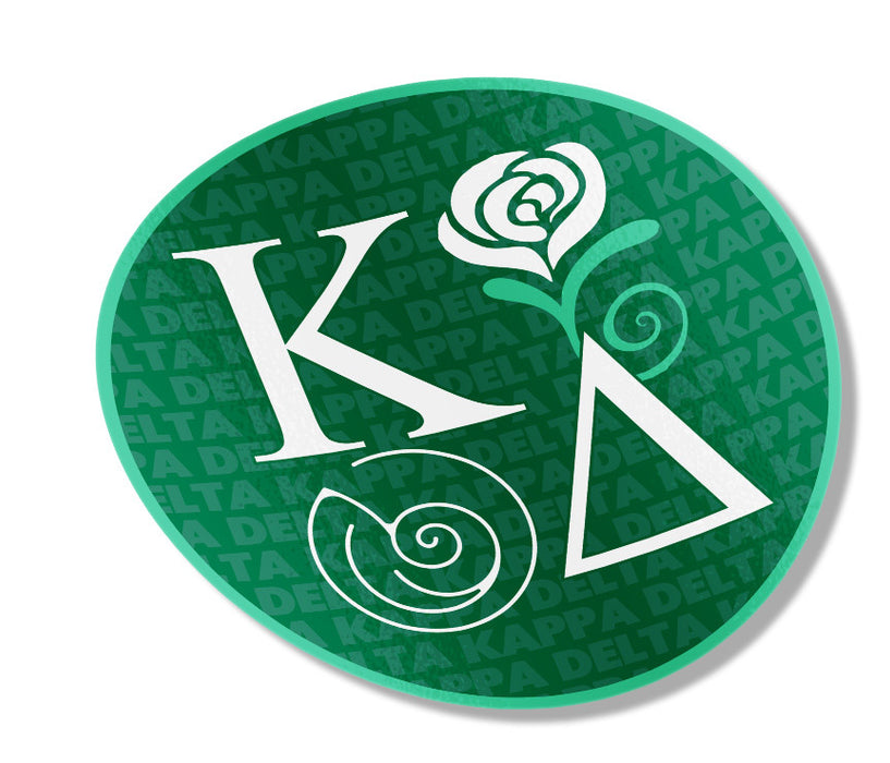 Kappa Delta Mascot Round Decals Kappa Delta Mascot Round Decals