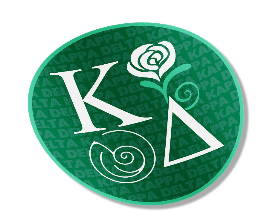 Kappa Delta Mascot Round Decals Kappa Delta Mascot Round Decals
