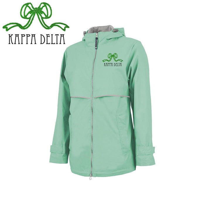 Kappa Delta New Englander Bows Rain Jacket Kappa Delta New Englander Bows Rain Jacket