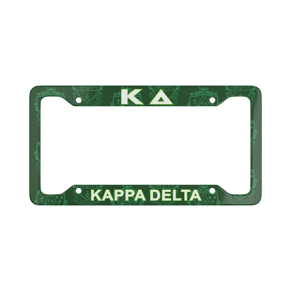 Kappa Delta New License Plate Frames Kappa Delta New License Plate Frames