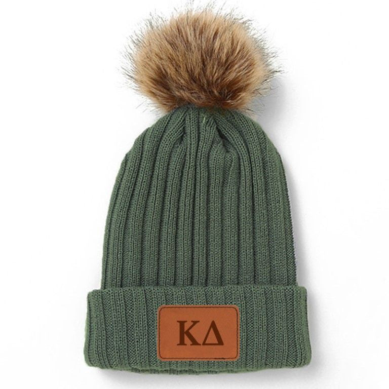 Kappa Delta Pom Pom Beanie Hat Kappa Delta Pom Pom Beanie Hat