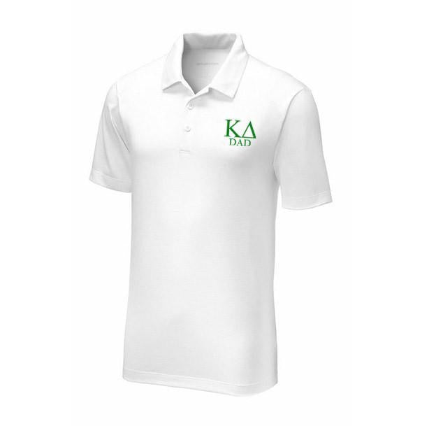 Kappa Delta Posicharge Tri Blend Wicking Polo Kappa Delta Posicharge Tri Blend Wicking Polo