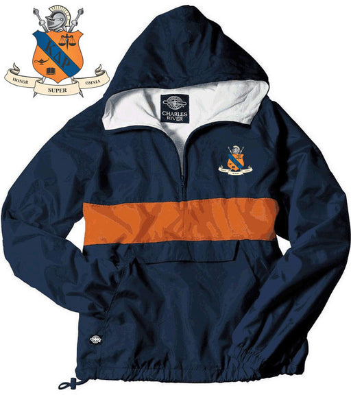 Kappa Delta Rho Kappa Delta Rho Crest - Shield Windbreaker Pullover