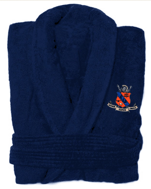 Kappa Delta Rho DISCOUNT-Kappa Delta Rho Crest - Shield Bathrobe