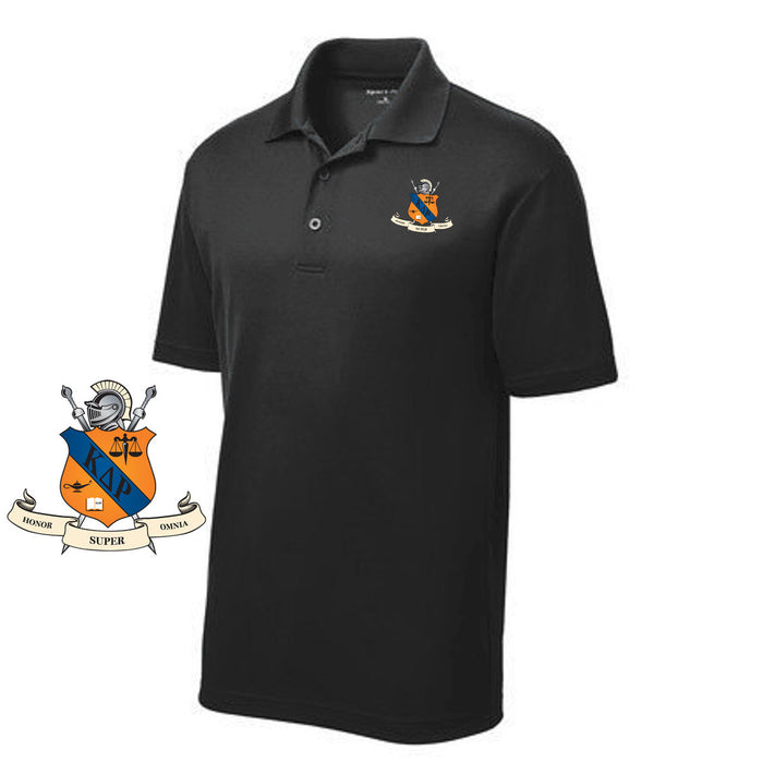 Discount Kappa Delta Rho Crest Shield Emblem Polo DISCOUNT-Kappa Delta Rho Crest - Shield Emblem Polo