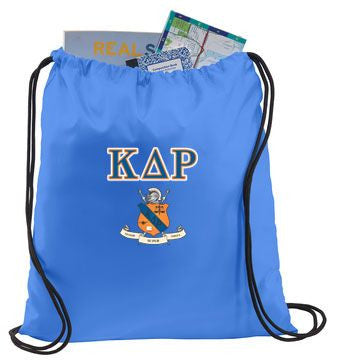 Kappa Delta Rho Crest Shield Cinch Sack Kappa Delta Rho Crest - Shield Cinch Sack