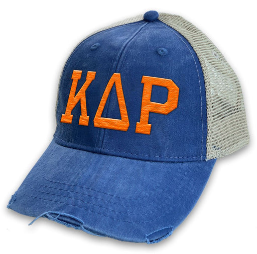 Kappa Delta Rho Kappa Delta Rho Distressed Trucker Hat
