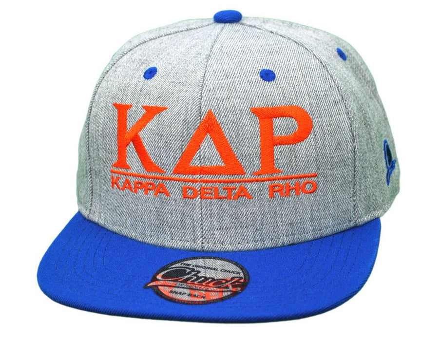 Kappa Delta Rho Flatbill Snapback Hats Original Kappa Delta Rho Flatbill Snapback Hats Original