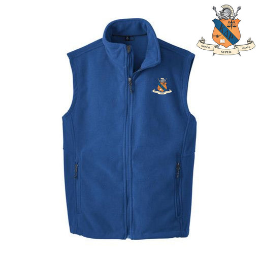 Kappa Delta Rho Kappa Delta Rho Fleece Crest - Shield Vest