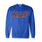 Kappa Delta Rho Fraternity Crest Shield Twill Letter Crewneck Sweatshirt Kappa Delta Rho Fraternity Crest - Shield Twill Letter Crewneck Sweatshirt