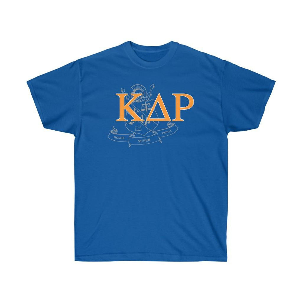Kappa Delta Rho Greek Crest Cotton Tee — GreekU