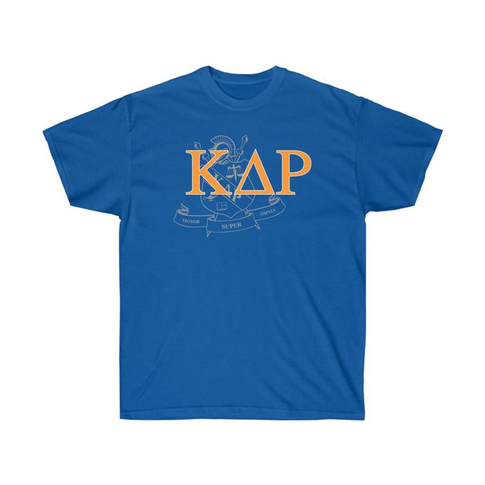 Printify Kappa Delta Rho Greek Crest Cotton Tee Kappa Delta Rho Greek Crest Cotton Tee