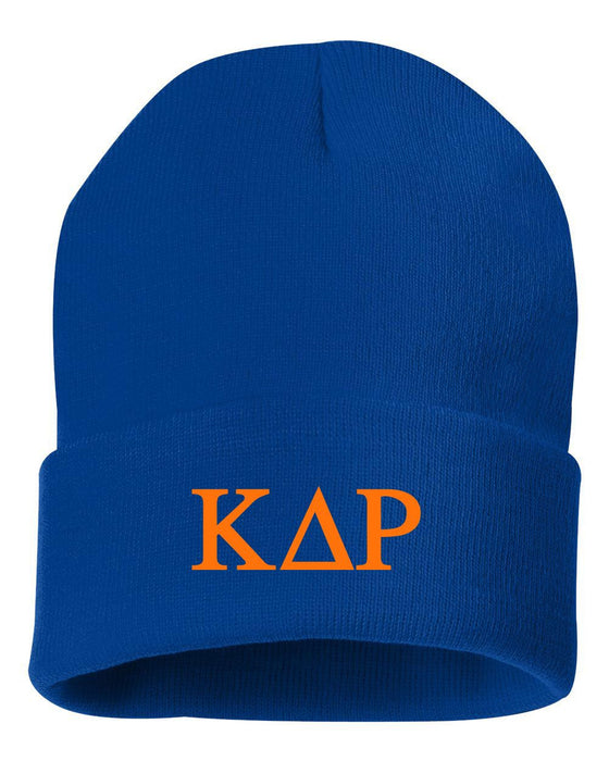 Kappa Delta Rho Greek Letter Knit Cap Kappa Delta Rho Greek Letter Knit Cap