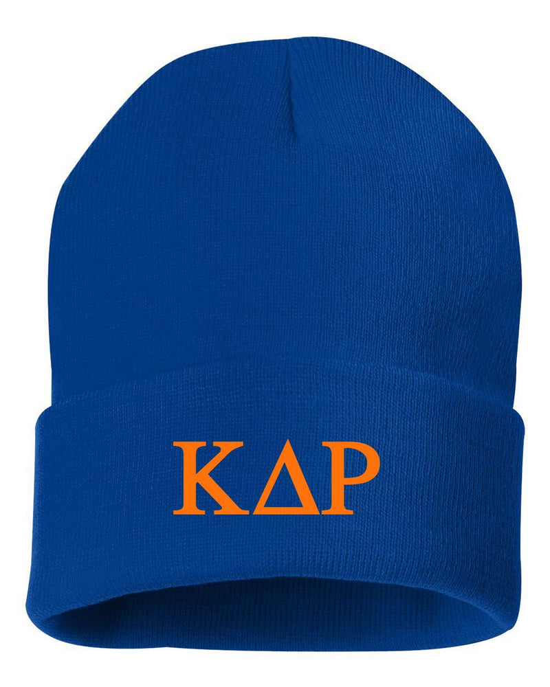 Kappa Delta Rho Greek Letter Knit Cap Kappa Delta Rho Greek Letter Knit Cap