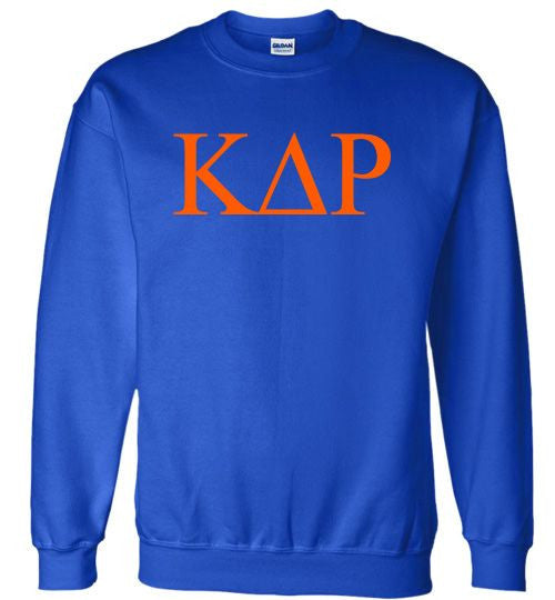 Kappa Delta Rho Lettered World Famous Greek Crewneck Kappa Delta Rho Lettered World Famous Greek Crewneck