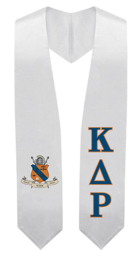 Kappa Delta Rho Super Crest Shield Graduation Stole Kappa Delta Rho Super Crest - Shield Graduation Stole