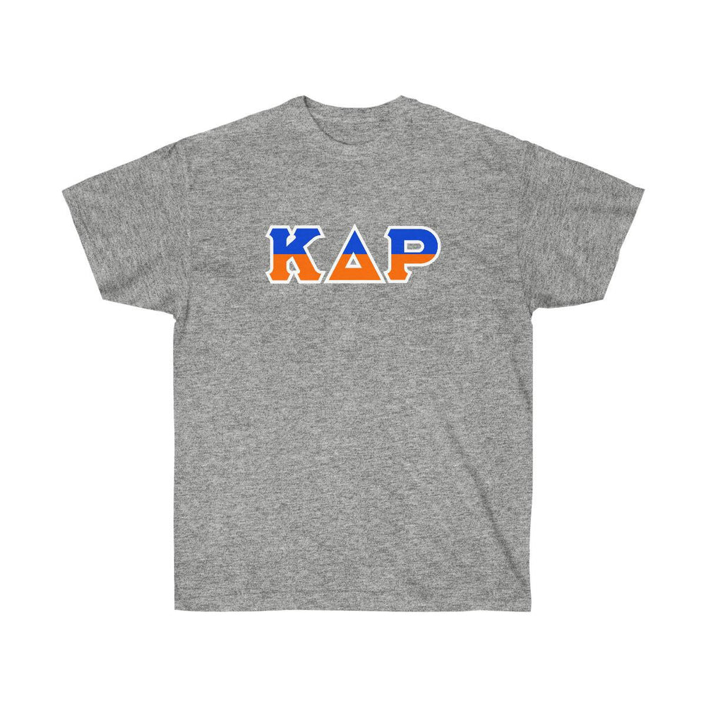 Printify Kappa Delta Rho Two Toned Greek Lettered T Shirts Kappa Delta Rho Two Toned Greek Lettered T-shirts