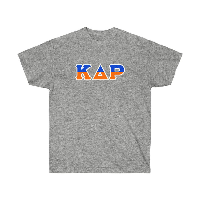 Printify Kappa Delta Rho Two Toned Greek Lettered T Shirts Kappa Delta Rho Two Toned Greek Lettered T-shirts