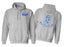 Printify Kappa Delta Rho World Famous Crest Shield Hooded Sweatshirts Kappa Delta Rho World Famous Crest - Shield Hooded Sweatshirts