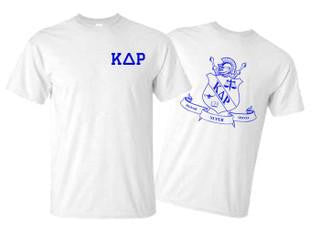 Greekgear Kappa Delta Rho World Famous Crest Tee Kappa Delta Rho World Famous Crest Tee