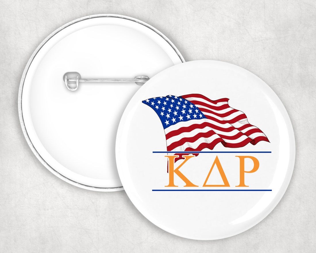 Kappa Delta Rho Patriot Button Kappa Delta Rho Patriot Button