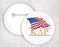 Kappa Delta Rho Patriot Button Kappa Delta Rho Patriot Button