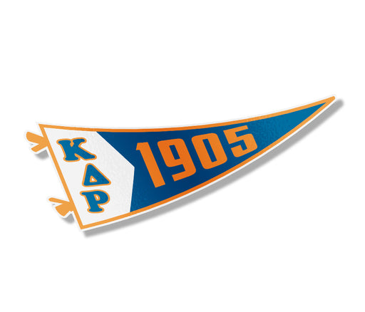 Kappa Delta Rho Kappa Delta Rho Pennant Sticker