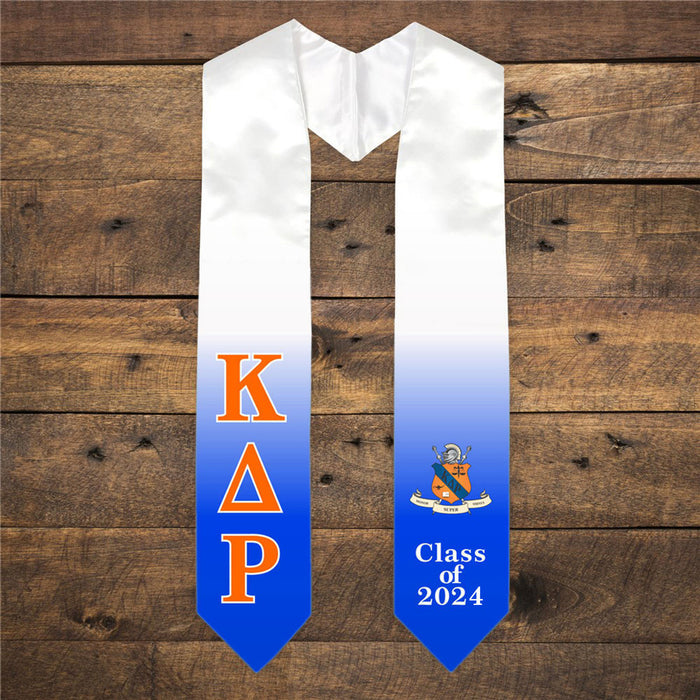 Kappa Delta Rho Extra Fancy Greek Class Of Graduation Stole Kappa Delta Rho Extra Fancy Greek Class Of  Graduation Stole