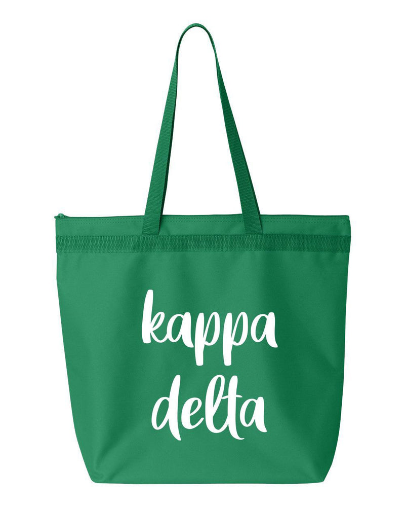 Kappa Delta Script Tote Bag Kappa Delta Script Tote Bag