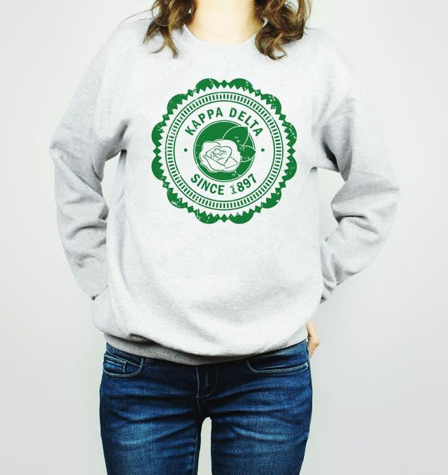 Kappa Delta Seal Crewneck Sweatshirts Kappa Delta Seal Crewneck Sweatshirts