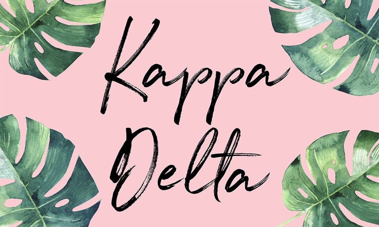 Kappa Delta Tropical Flag Kappa Delta Tropical Flag