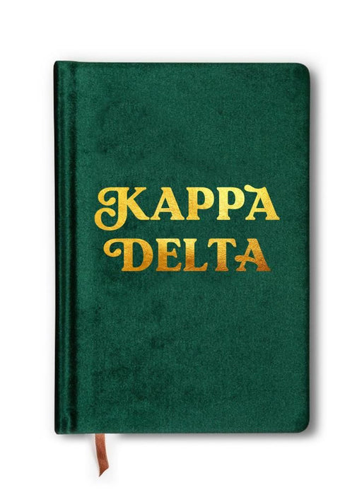 Kappa Delta Velvet Notebook Kappa Delta Velvet Notebook