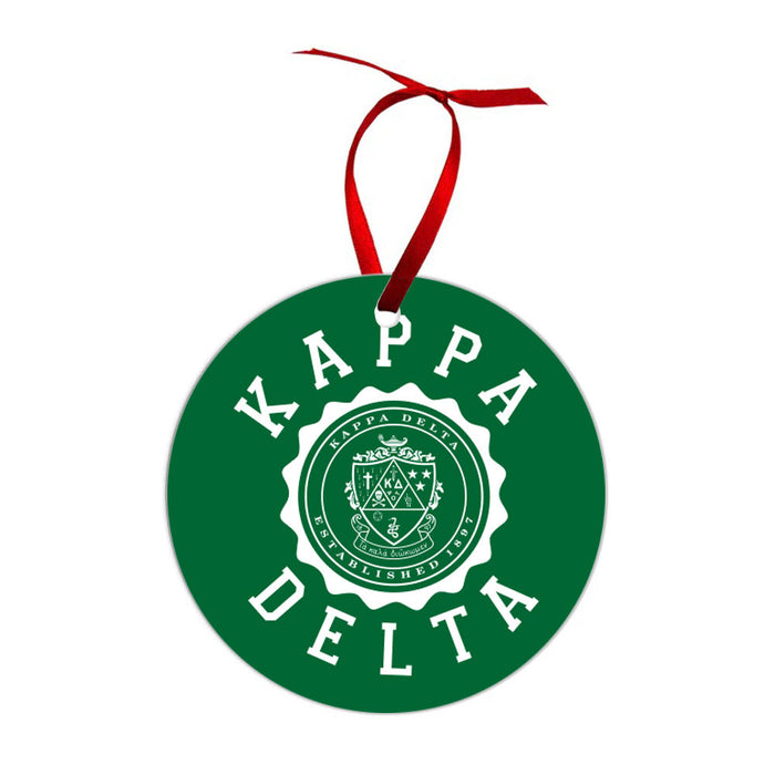 Kappa Delta Shield Christmas Ornaments Kappa Delta Shield  Christmas Ornaments
