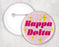 Kappa Delta Disco Pin Buttons Kappa Delta Disco Pin Buttons