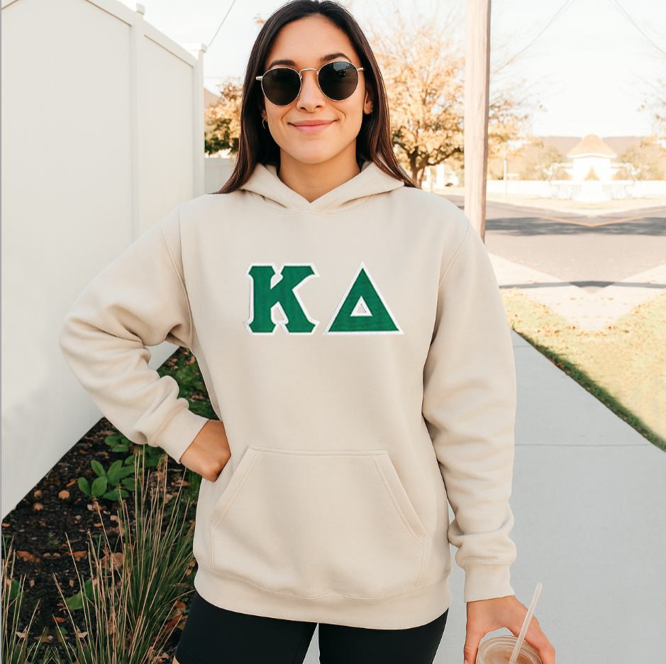 Kappa Delta 2 Day Ship Twill Hooded Sweatshirt Kappa Delta - 2 Day Ship Twill Hooded Sweatshirt