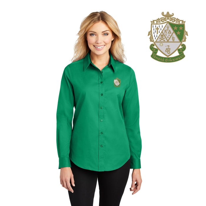 Discount Kappa Delta Long Sleeve Oxford DISCOUNT-Kappa Delta Long Sleeve Oxford