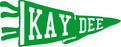 Kappa Delta Pennant Decal Kappa Delta Pennant Decal