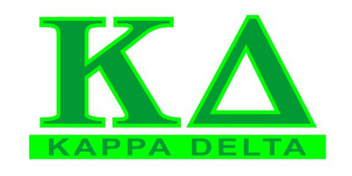 Kappa Kappa Gamma Kappa Delta Custom Sticker - Personalized