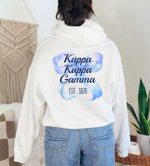 Kappa Kappa Gamma Kappa Kappa Gamma Bows Established Hoodie