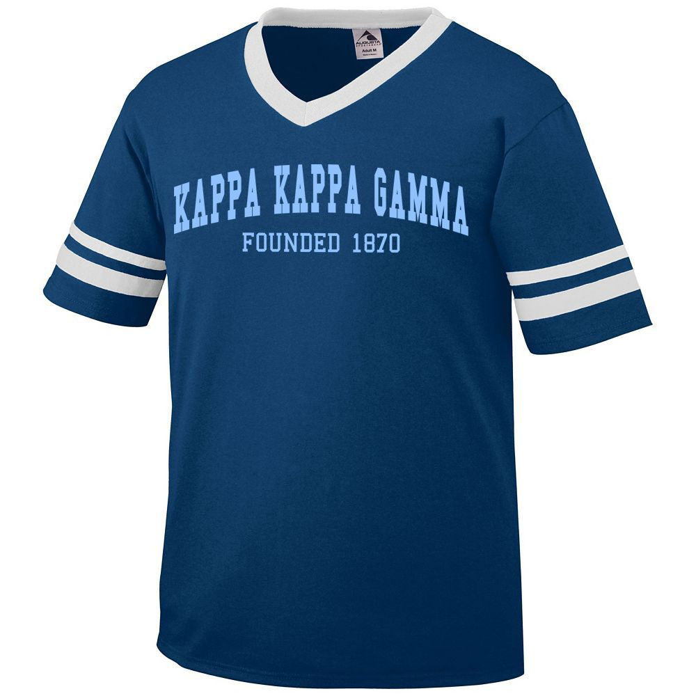 Kappa Kappa Gamma Boyfriend Style Founders Jersey Kappa Kappa Gamma Boyfriend Style Founders Jersey