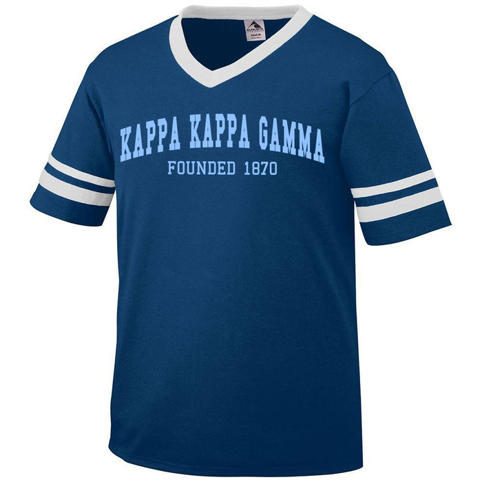 Kappa Kappa Gamma Boyfriend Style Founders Jersey Kappa Kappa Gamma Boyfriend Style Founders Jersey